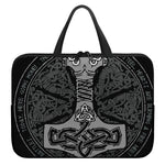 Mjolnir Hammer Of Thor Print Laptop Sleeve With Handle