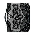 Mjolnir Hammer Of Thor Print Leather Bible Cover