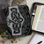 Mjolnir Hammer Of Thor Print Leather Bible Cover