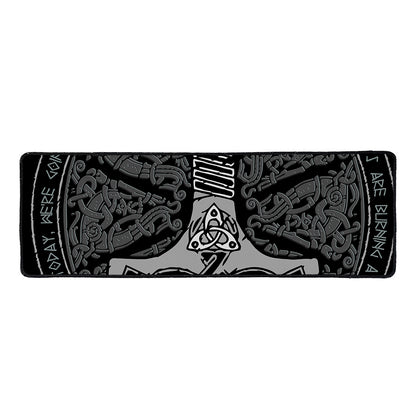 Mjolnir Hammer Of Thor Print Long Kitchen Mat