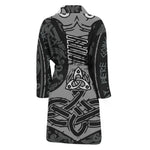 Mjolnir Hammer Of Thor Print Men's Bathrobe