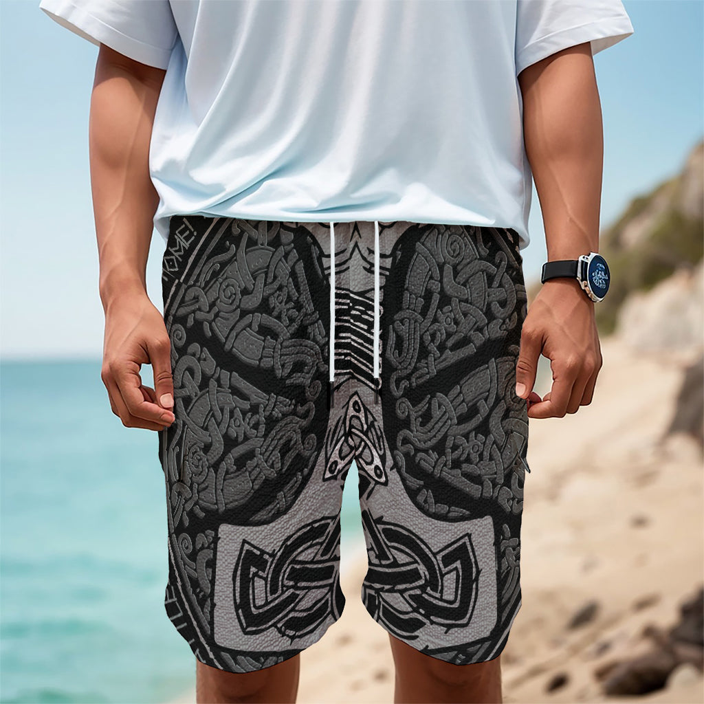 Mjolnir Hammer Of Thor Print Men's Cargo Shorts