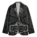 Mjolnir Hammer Of Thor Print Men's Cotton Blazer