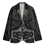 Mjolnir Hammer Of Thor Print Men's Cotton Blazer