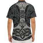 Mjolnir Hammer Of Thor Print Men's Deep V-Neck Shirt