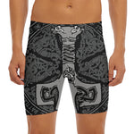 Mjolnir Hammer Of Thor Print Men's Long Boxer Briefs