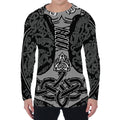 Mjolnir Hammer Of Thor Print Men's Long Sleeve T-Shirt