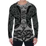 Mjolnir Hammer Of Thor Print Men's Long Sleeve T-Shirt