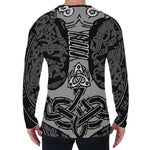 Mjolnir Hammer Of Thor Print Men's Long Sleeve T-Shirt