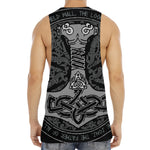 Mjolnir Hammer Of Thor Print Men's Muscle Tank Top