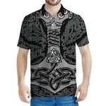 Mjolnir Hammer Of Thor Print Men's Polo Shirt