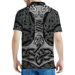 Mjolnir Hammer Of Thor Print Men's Polo Shirt