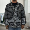 Mjolnir Hammer Of Thor Print Men's Shirt Jacket