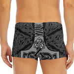 Mjolnir Hammer Of Thor Print Men's Short Boxer Briefs