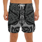 Mjolnir Hammer Of Thor Print Men's Split Running Shorts