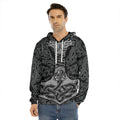 Mjolnir Hammer Of Thor Print Men's Velvet Pullover Hoodie