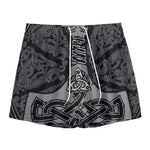 Mjolnir Hammer Of Thor Print Mesh Shorts