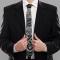 Mjolnir Hammer Of Thor Print Necktie