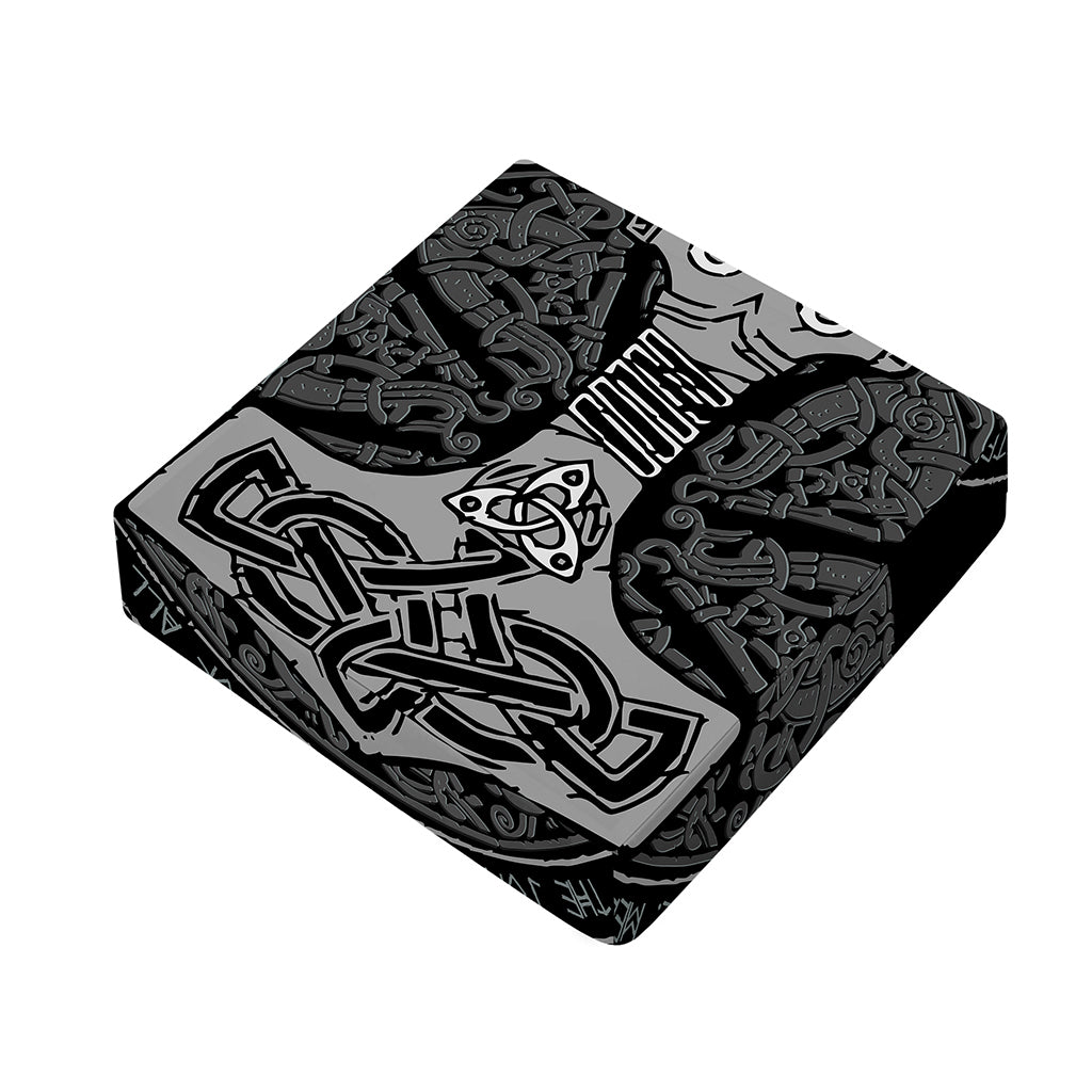 Mjolnir Hammer Of Thor Print Outdoor Seat Cushion Cover