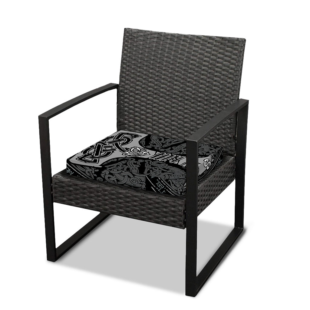Mjolnir Hammer Of Thor Print Outdoor Seat Cushion Cover