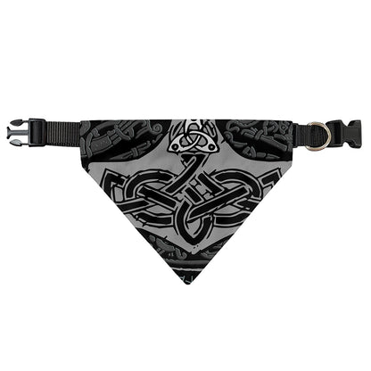 Mjolnir Hammer Of Thor Print Over The Collar Dog Bandana