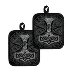 Mjolnir Hammer Of Thor Print Pot Holders