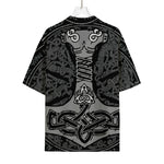 Mjolnir Hammer Of Thor Print Rayon Hawaiian Shirt