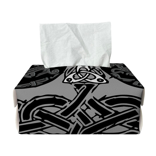 Mjolnir Hammer Of Thor Print Rectangle Tissue Box Cover
