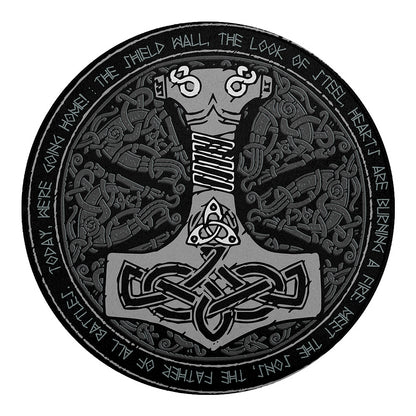 Mjolnir Hammer Of Thor Print Round Blanket