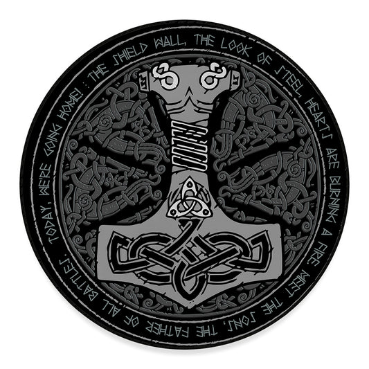 Mjolnir Hammer Of Thor Print Round Floor Mat