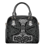 Mjolnir Hammer Of Thor Print Shoulder Handbag