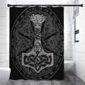 Mjolnir Hammer Of Thor Print Shower Curtain