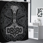 Mjolnir Hammer Of Thor Print Shower Curtain