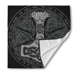 Mjolnir Hammer Of Thor Print Silk Bandana