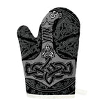 Mjolnir Hammer Of Thor Print Single Oven Mitt