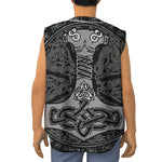 Mjolnir Hammer Of Thor Print Sleeveless Baseball Jersey
