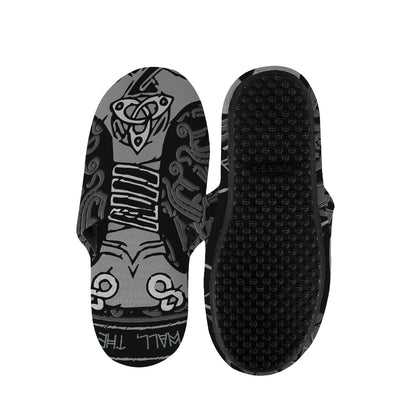Mjolnir Hammer Of Thor Print Slippers