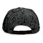 Mjolnir Hammer Of Thor Print Snapback Cap