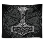 Mjolnir Hammer Of Thor Print Tapestry