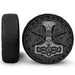 Mjolnir Hammer Of Thor Print Tire Cover