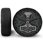 Mjolnir Hammer Of Thor Print Tire Cover With Camera Hole