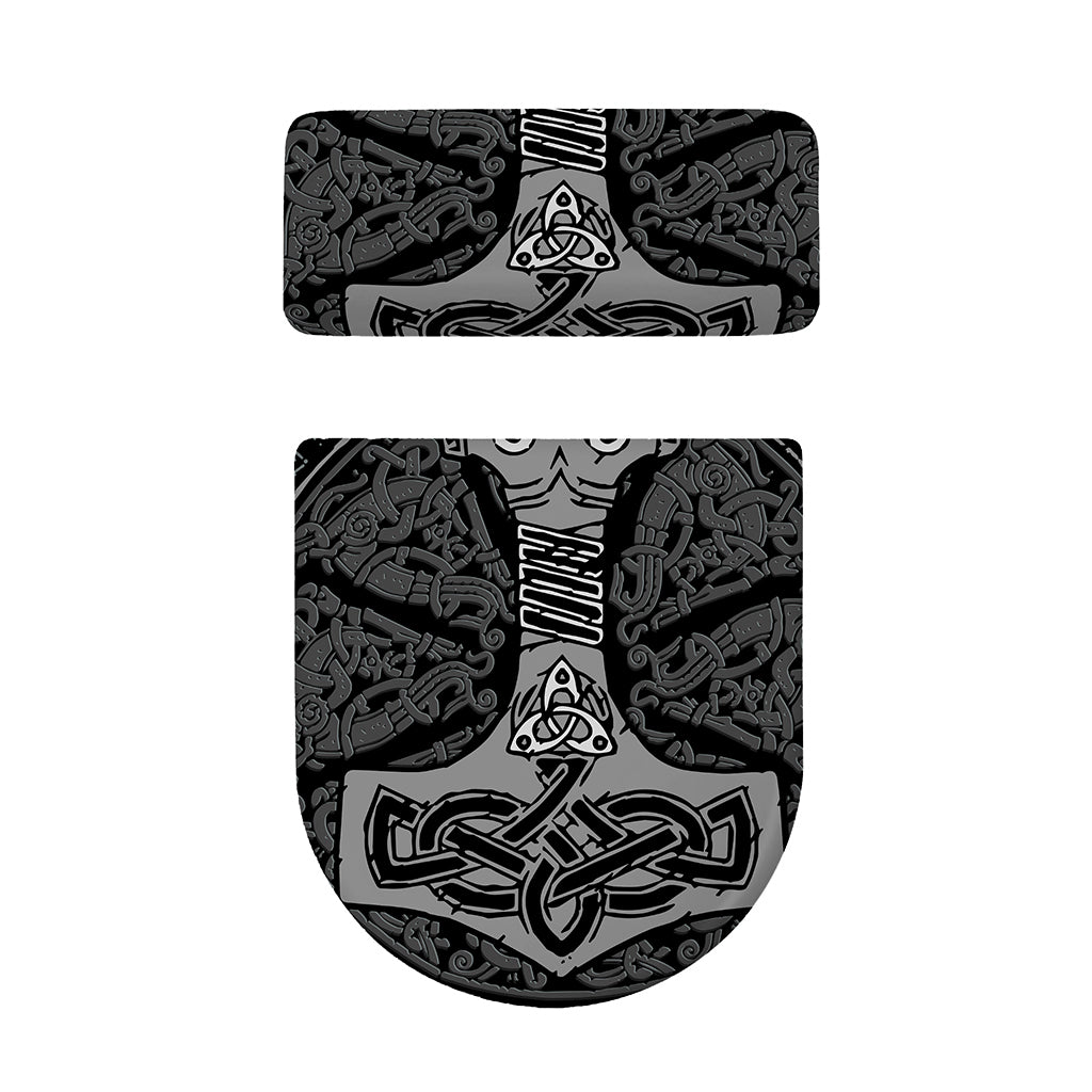 Mjolnir Hammer Of Thor Print Toilet Lid And Tank Cover Set
