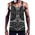 Mjolnir Hammer Of Thor Print Men's Workout Tank Top