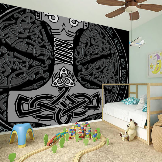 Mjolnir Hammer Of Thor Print Wall Sticker