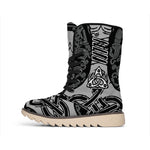 Mjolnir Hammer Of Thor Print Winter Boots