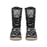 Mjolnir Hammer Of Thor Print Winter Boots