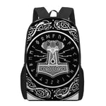 Mjolnir Norse Mythology Print 17 Inch Backpack