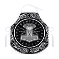 Mjolnir Norse Mythology Print Adjustable Apron