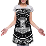 Mjolnir Norse Mythology Print Adjustable Apron
