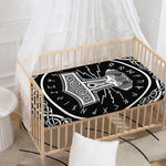 Mjolnir Norse Mythology Print Baby Crib Sheet